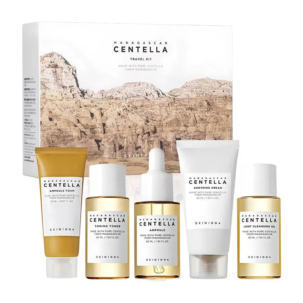 Kit voyage Centella Asiatica 5 produits format mini K-beauty cosmétique coréenne